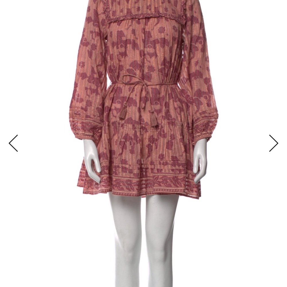 Cleobella Pink Floral Mini Dress